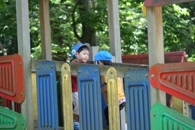 リスの大型遊具