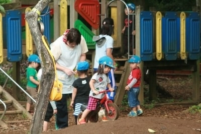 リスの大型遊具