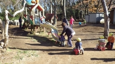 リスの大型遊具